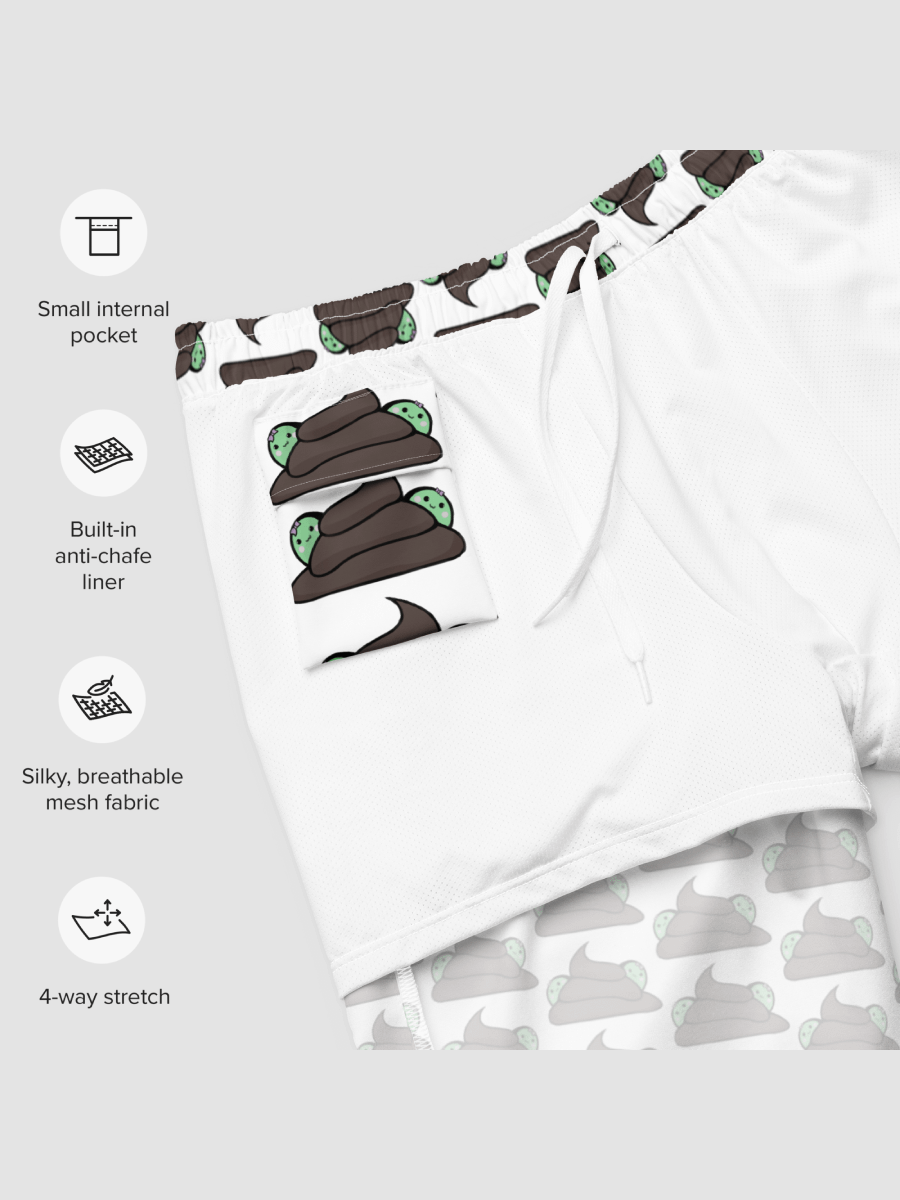 Two Peas In A Poop All-Over Print Swim Trunks product image (5)