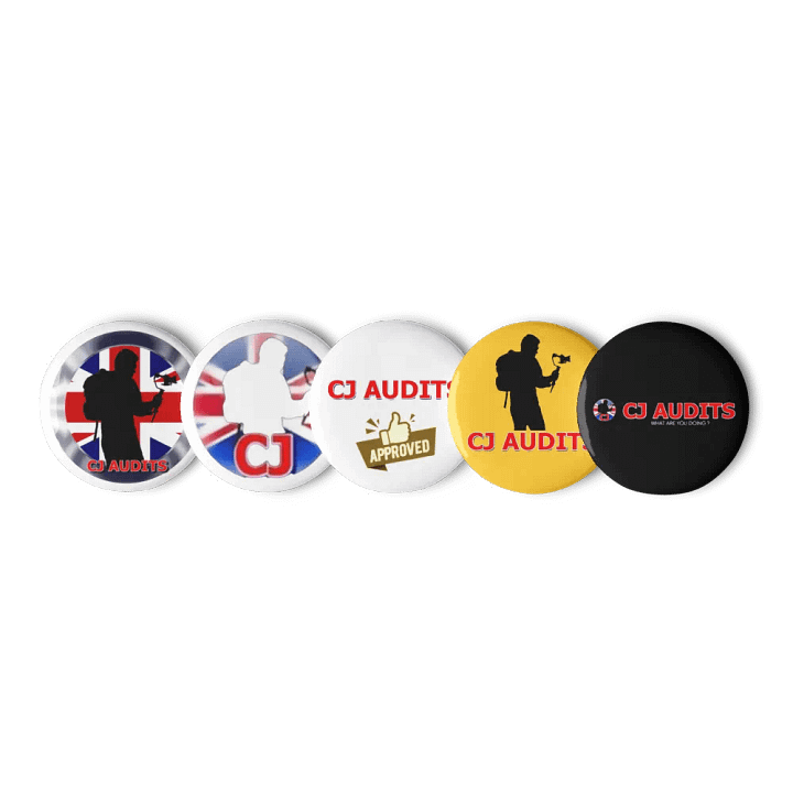CJ Audits Mix Pin Buttons Set product image (1)
