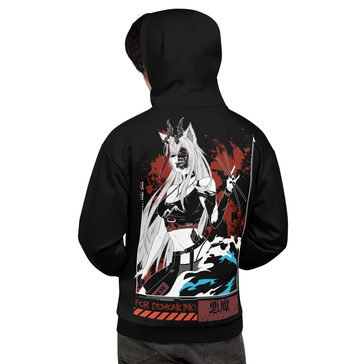 【VIXWYTCH】Retro Cyborg Attack Oversized Print Hoodie product image (1)