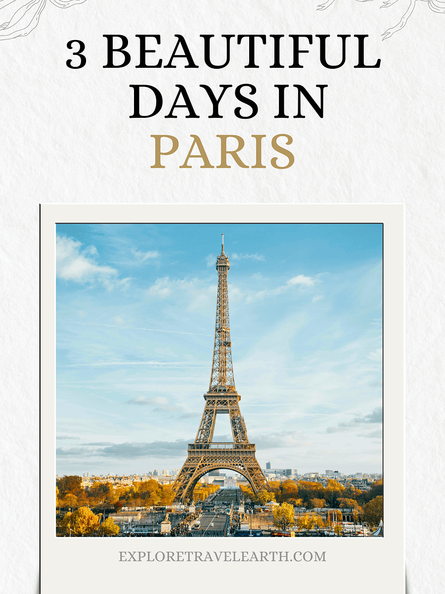 3 Beautiful Days in Paris product image (1)