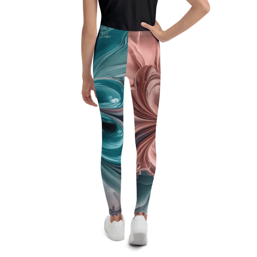 Liquid Color, PT, Youth Leggings product image (3)