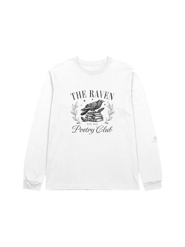 poetry club long sleeve tee product image (1)