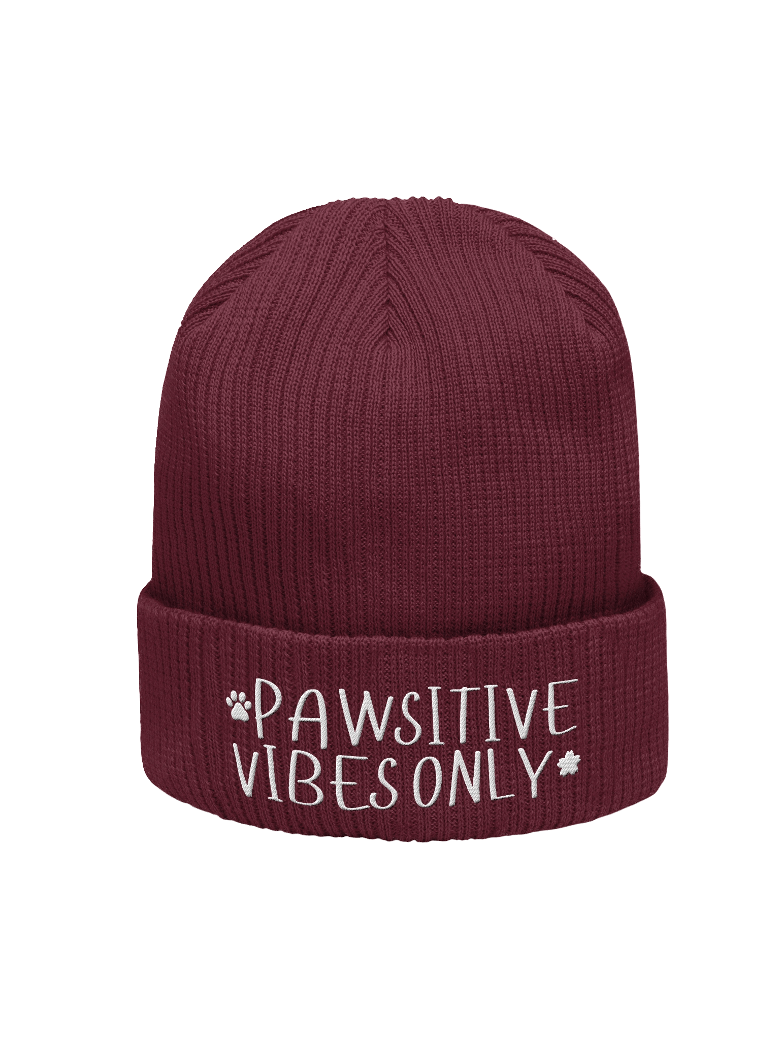 Pawsitive Vibes Only Organic Beanie product image (2)