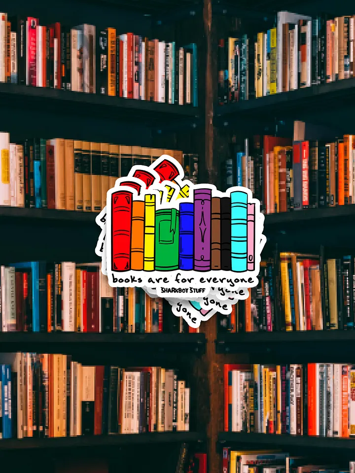 Books Are For Everyone Sticker product image (1)
