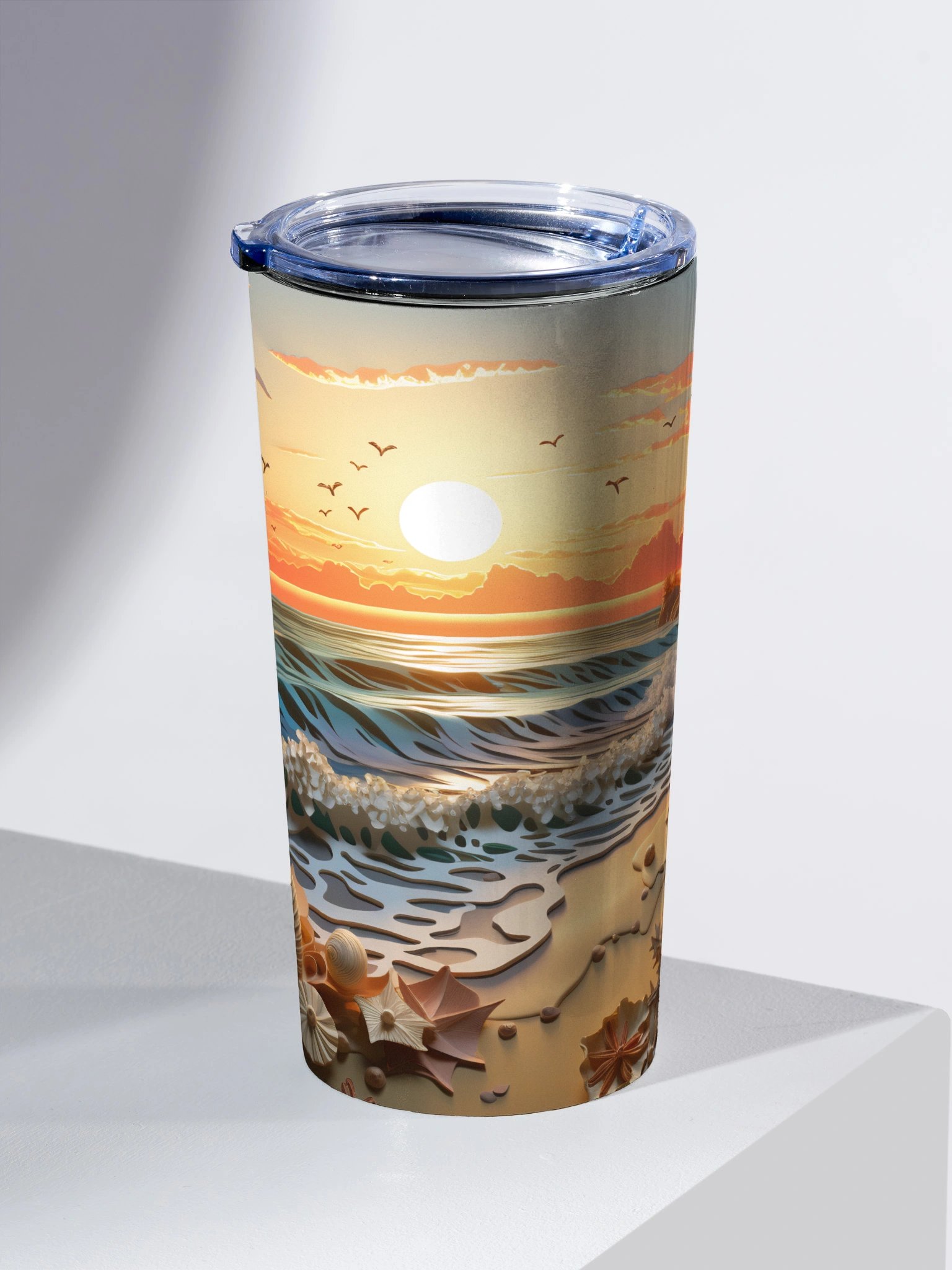 Sunset Serenity Stainless Steel Tumbler product image (2)