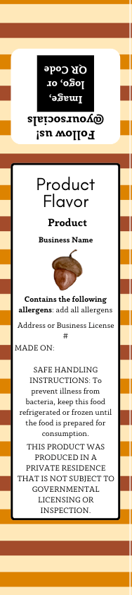 Nutty Harvest Label Template Bundle product image (2)