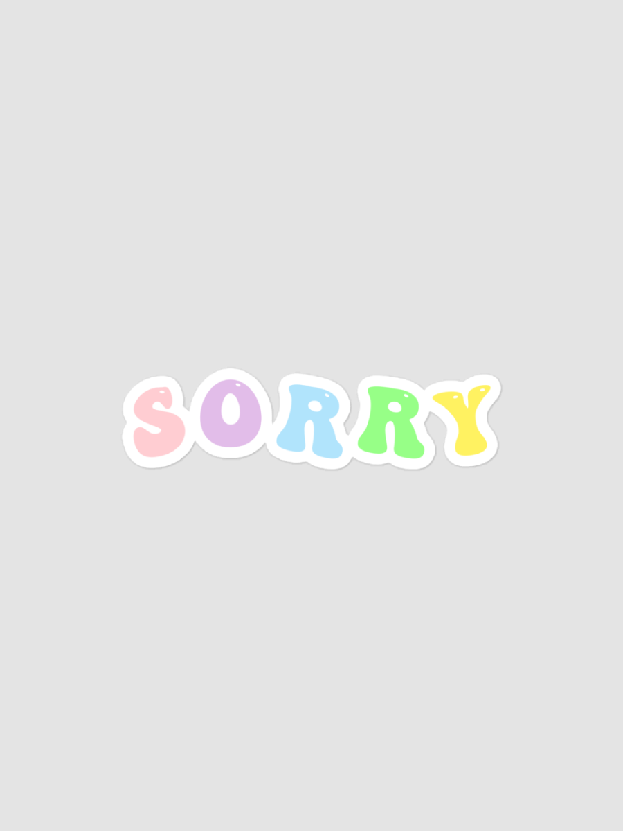 Sorry Sticker product image (1)