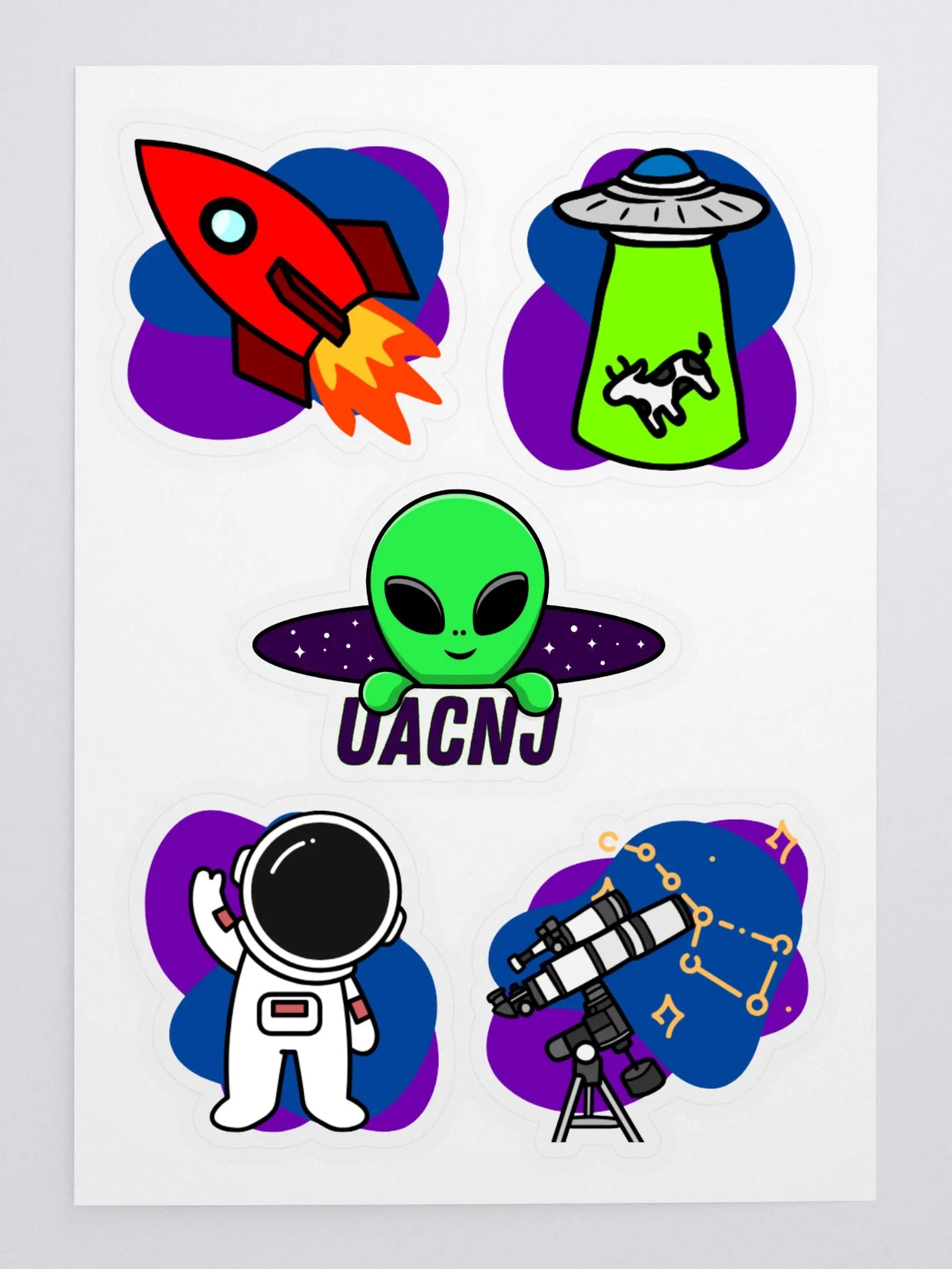 UACNJ Emote Sticker Sheet product image (3)