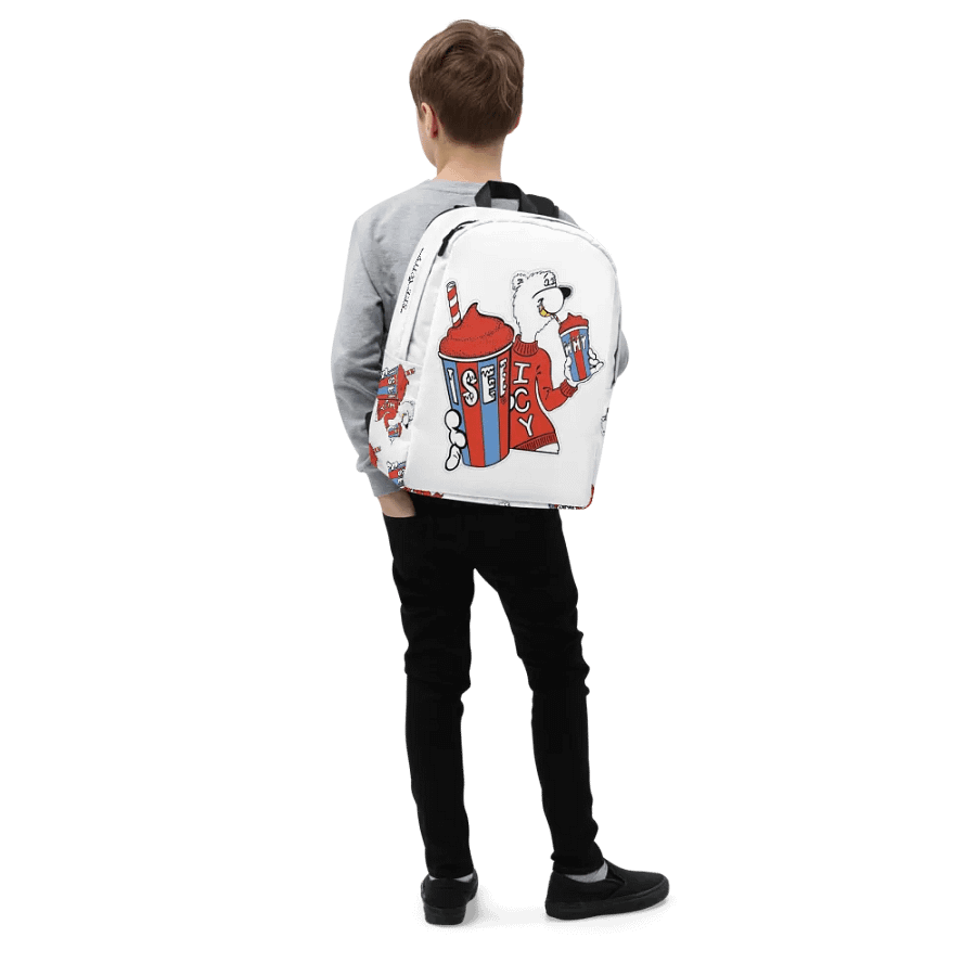 ISEEWHY BEAR PATTERN BACKPACK product image (6)