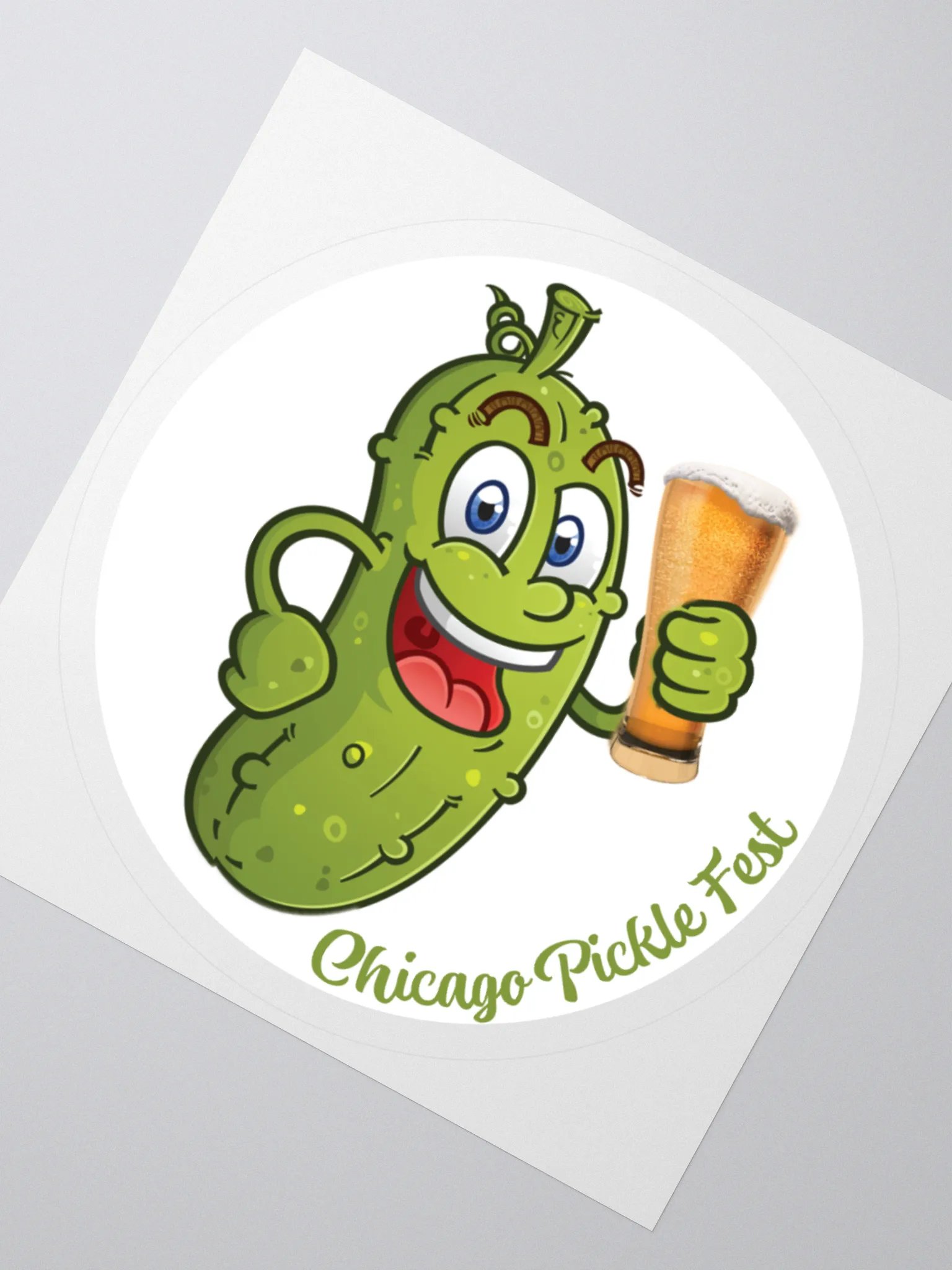 Chicago Pickle Fest Sticker product image (2)