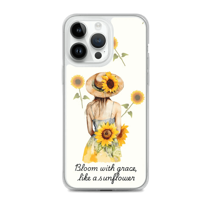 Sunflower Grace iPhone® Clear Case product image (2)