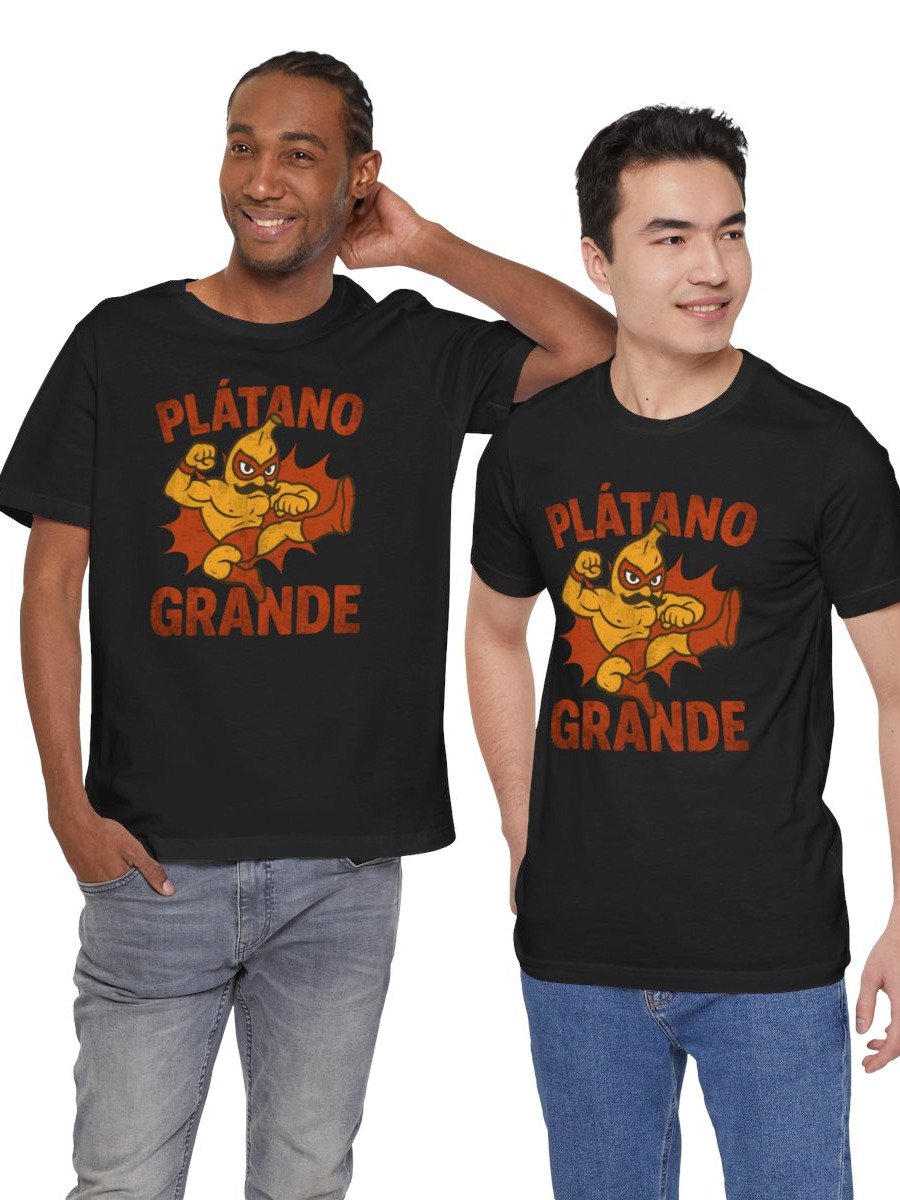 Plátano Grande T-Shirt – Funny Mexican Luchador Banana Shirt product image (54)