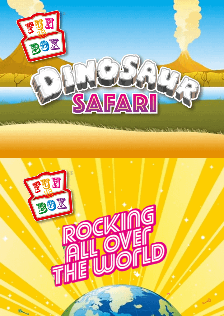 Funbox Collection: Dinosaur Safari & Rocking All Over The World product image (1)