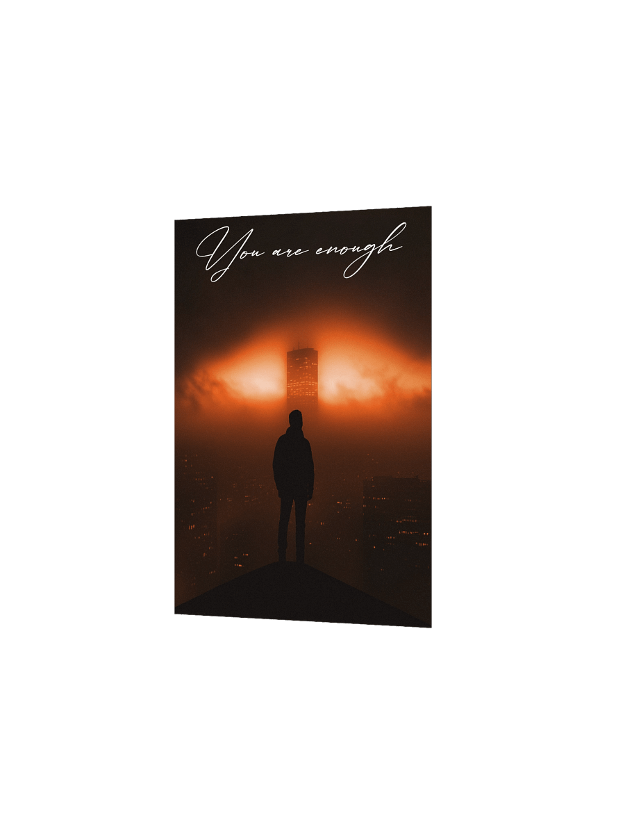 "You are enough" Handwritten Matte Poster product image (10)