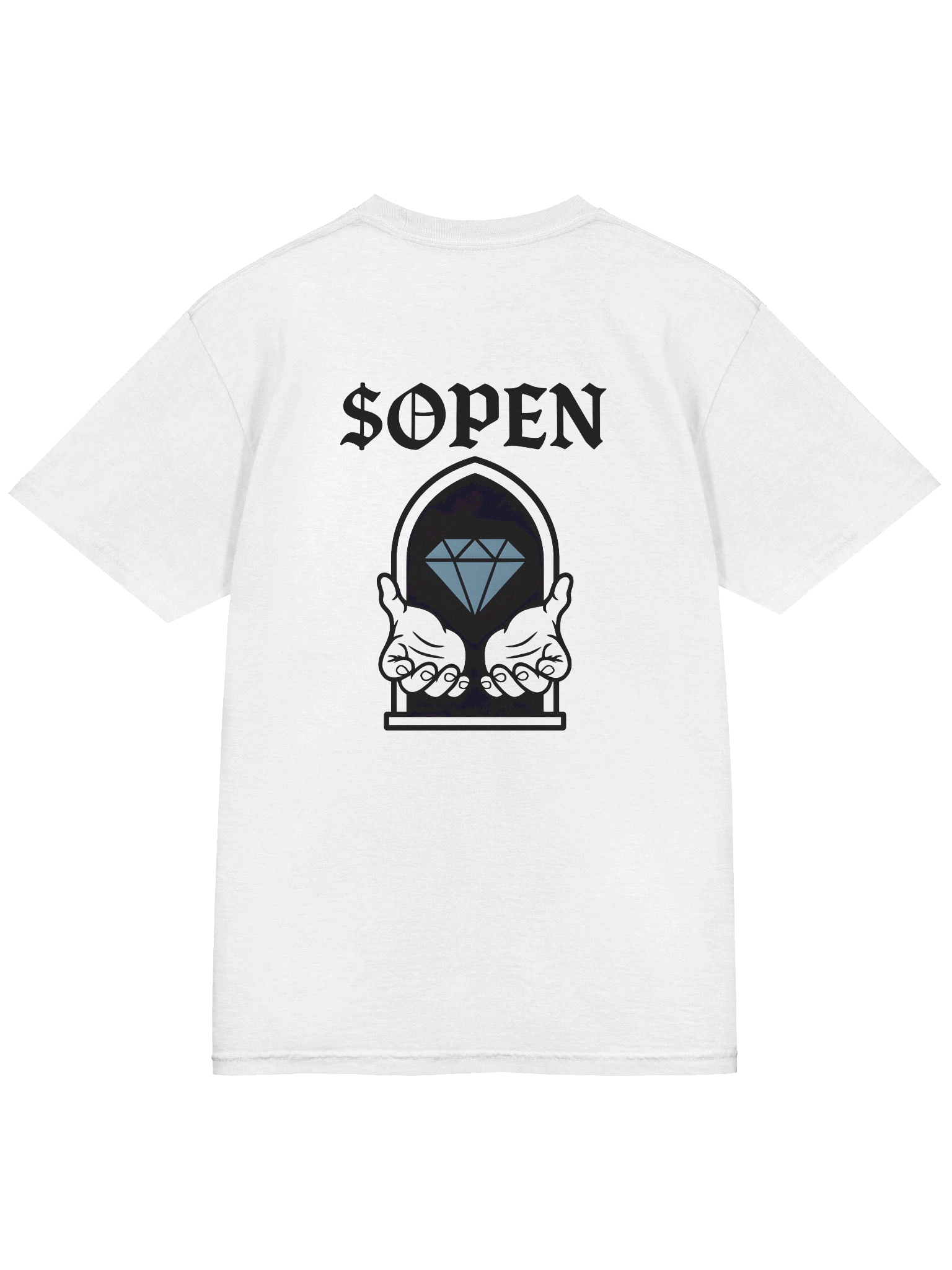 Stonkcast Heavyweight Tee — $OPEN Diamond Hands Edition product image (8)