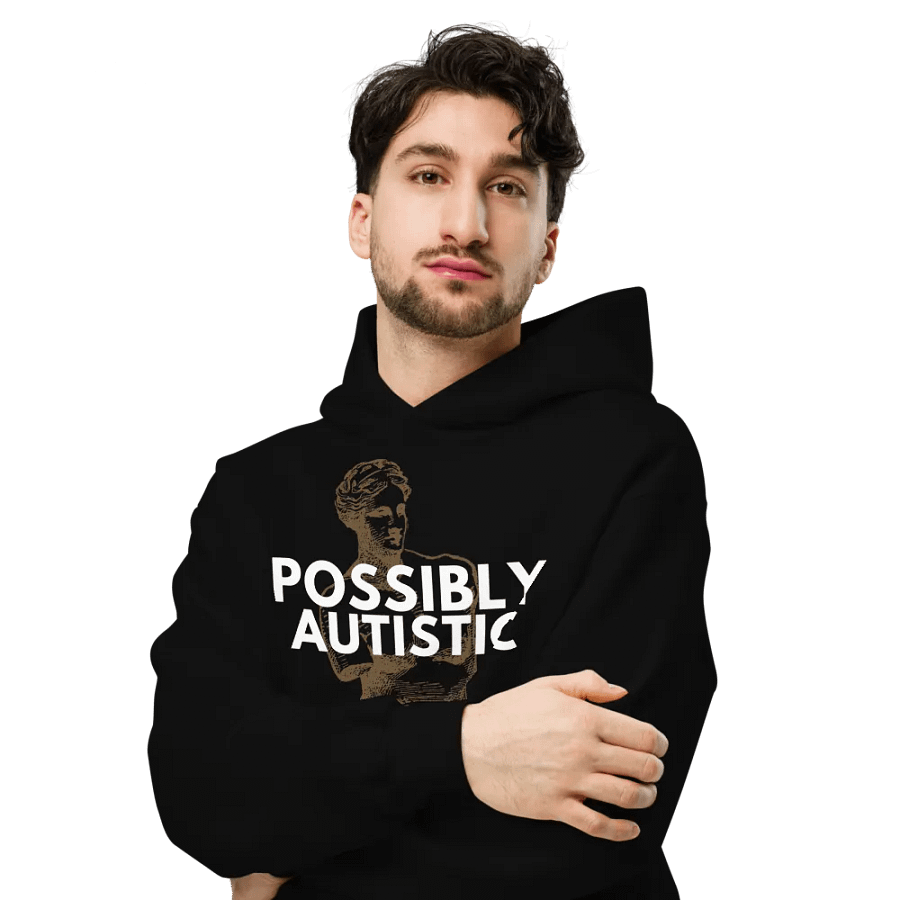 POSSIBLY AUTISTIC - OVERSIZED HOODIE product image (7)