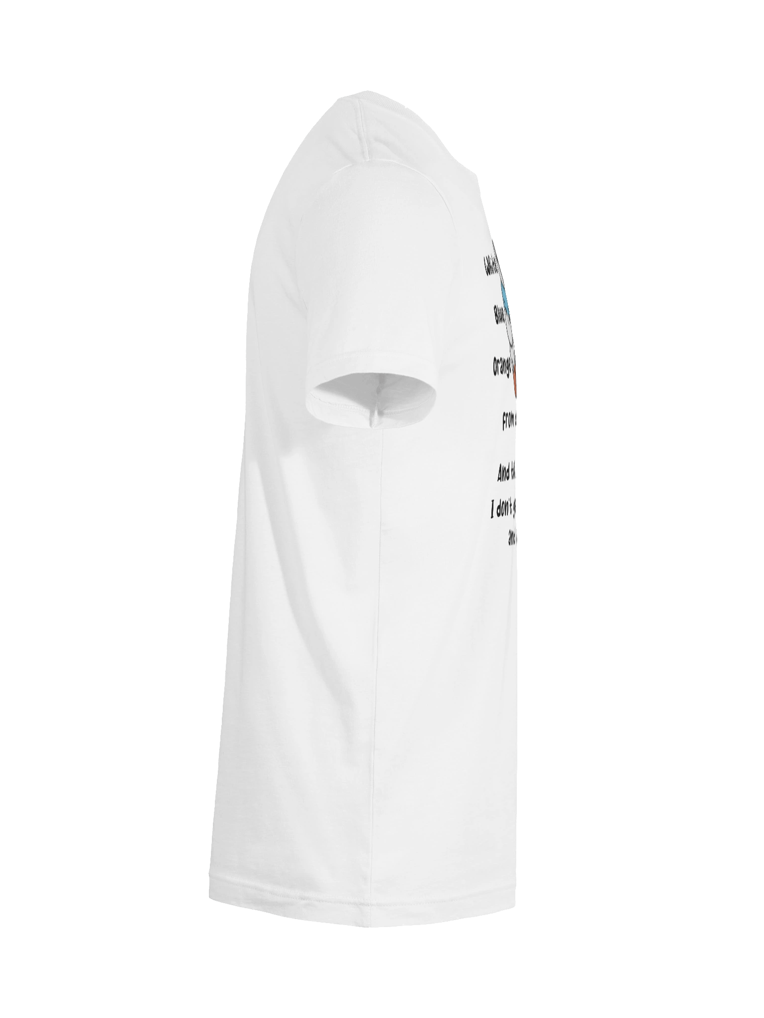 White wakes me up, blue calms me down… Tee product image (12)