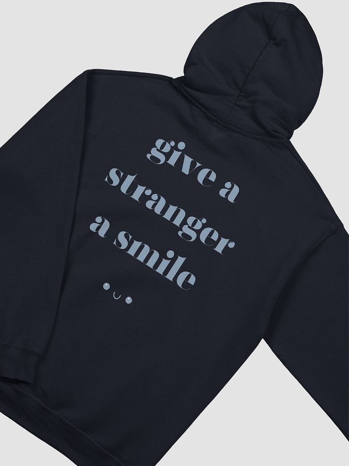 Give a Stranger a Smile Navy Hoodie product image (1)