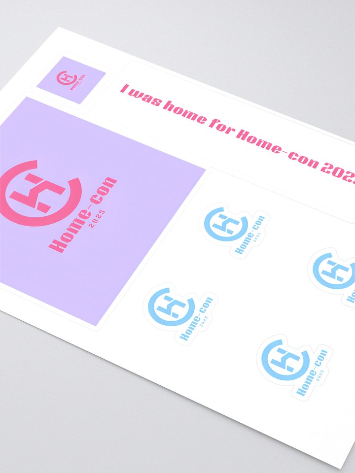 Home-con 2025 Sticker Sheet product image (2)