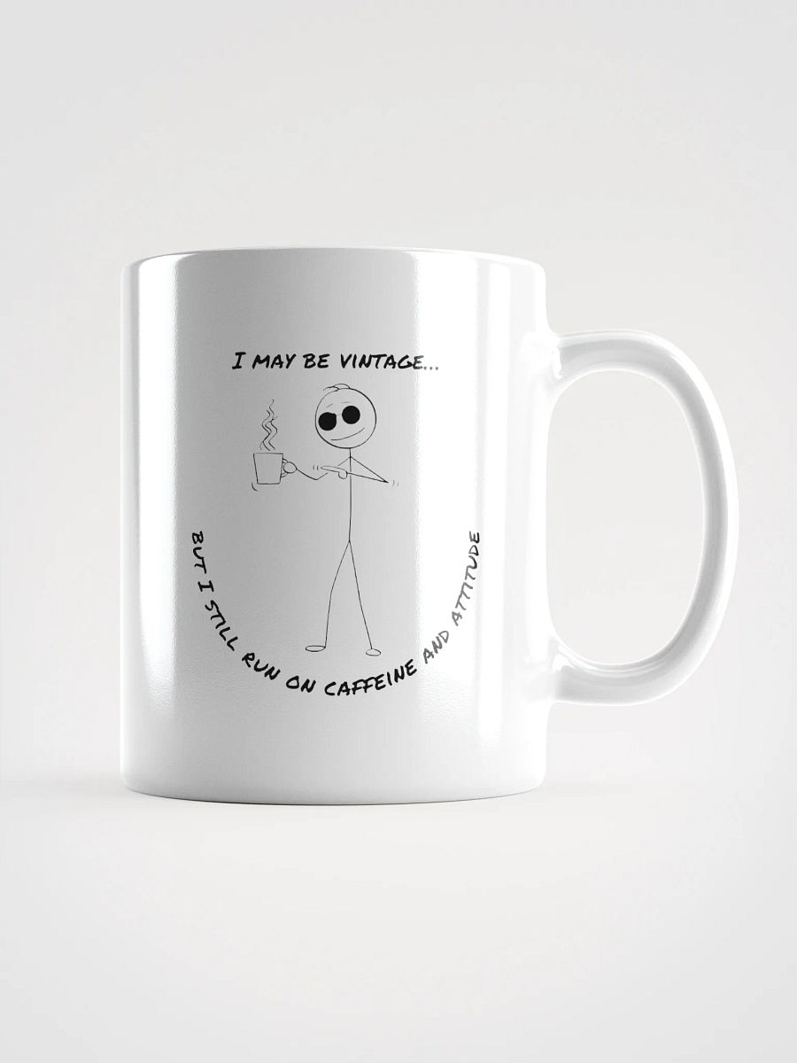 Vintage Fuel: Caffeine & Attitude Mug product image (1)
