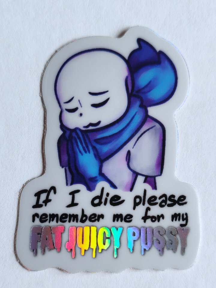 Holographic FAT JUICY Sticker product image (1)