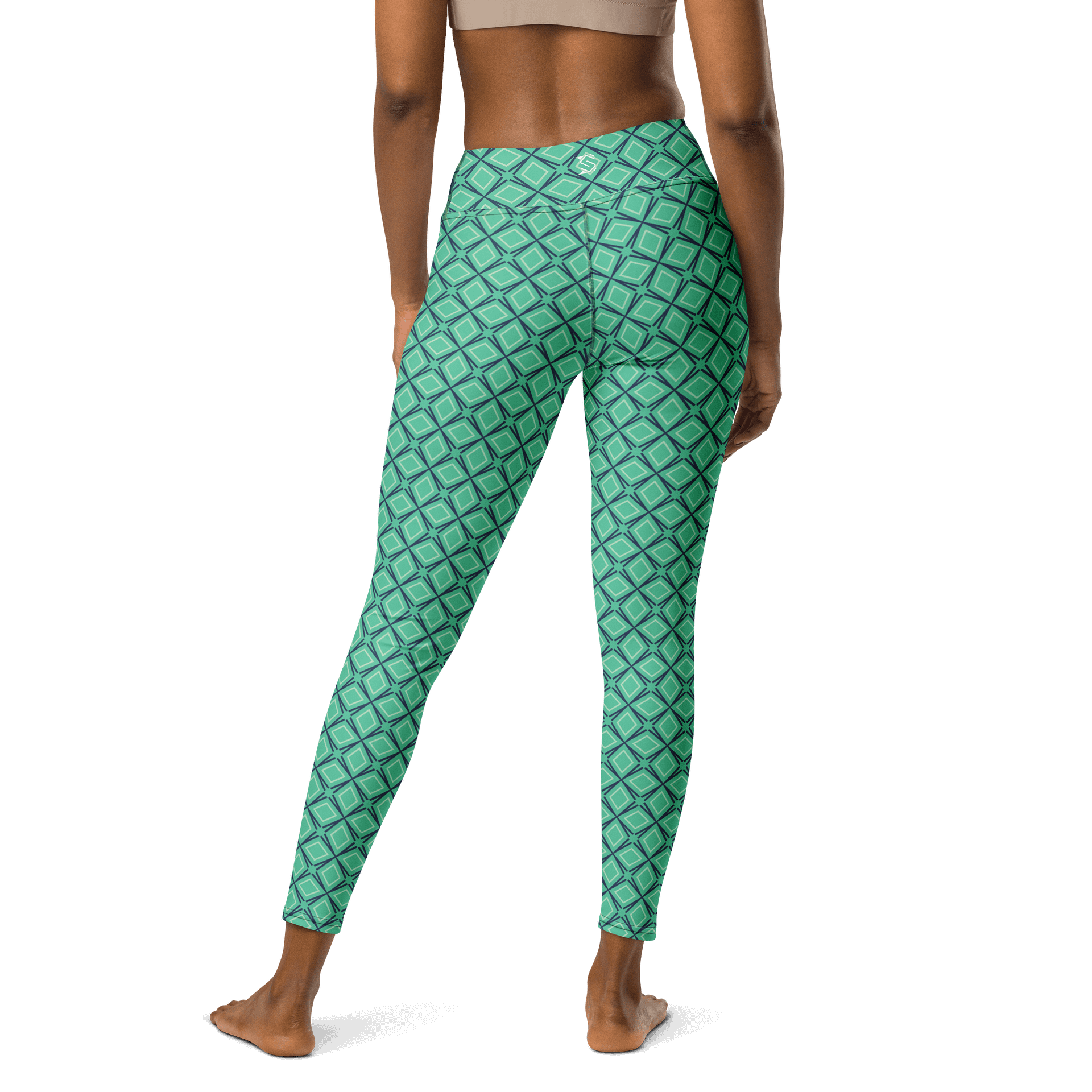 Geometric Illusion Print Yoga Leggings product image (2)