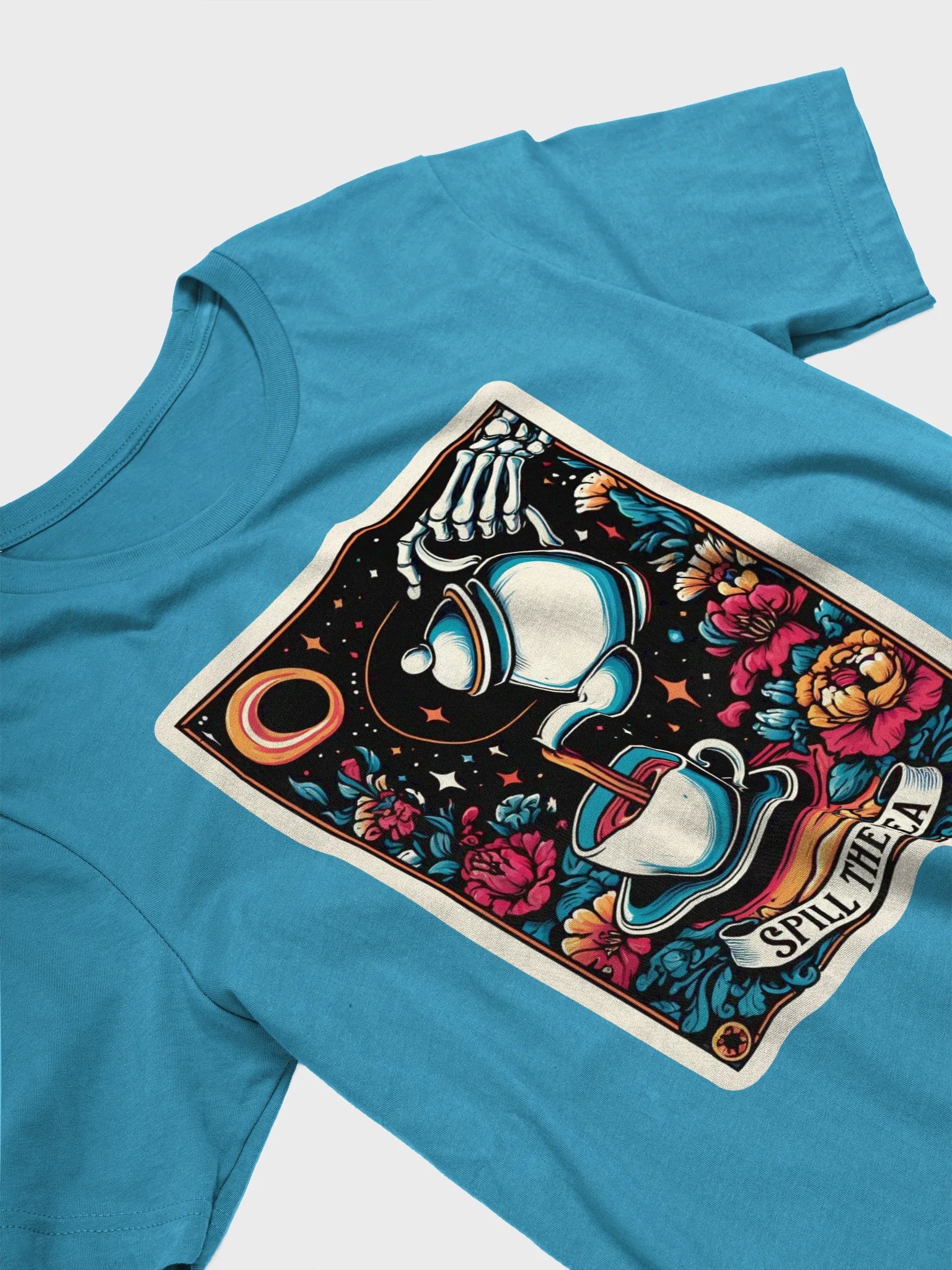 Spill the Tea Funny Tarot Card Tee product image (12)