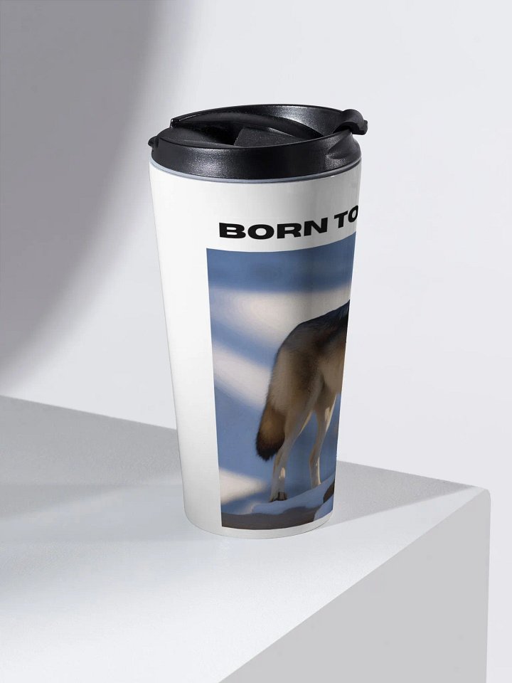 Wild Wolf Stainless Steel Travel Mug product image (2)