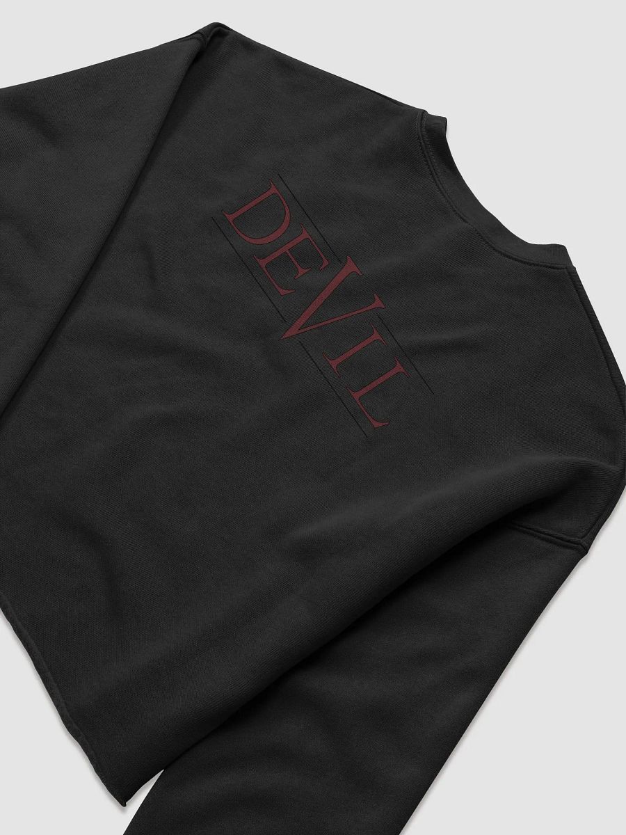 Good Vs Evil - God's In My Heart & The Devil's On My Back - Bella+Canvas Women's Fleece Crop Sweatshirt product image (6)