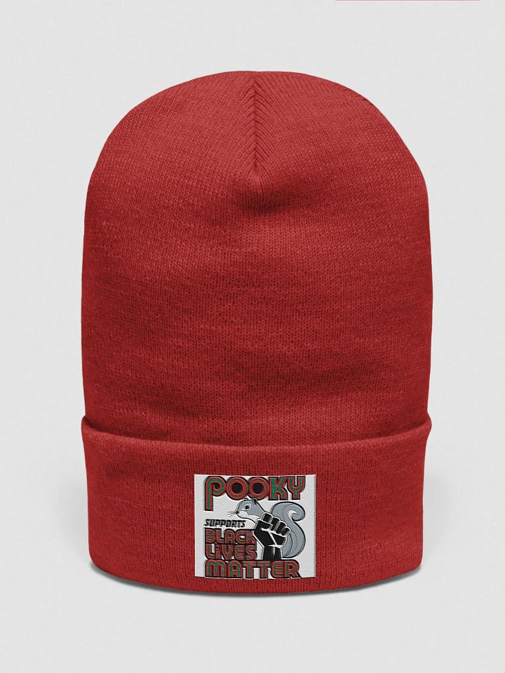 BLM Solidarity Squirrel Cuffed Beanie product image (1)