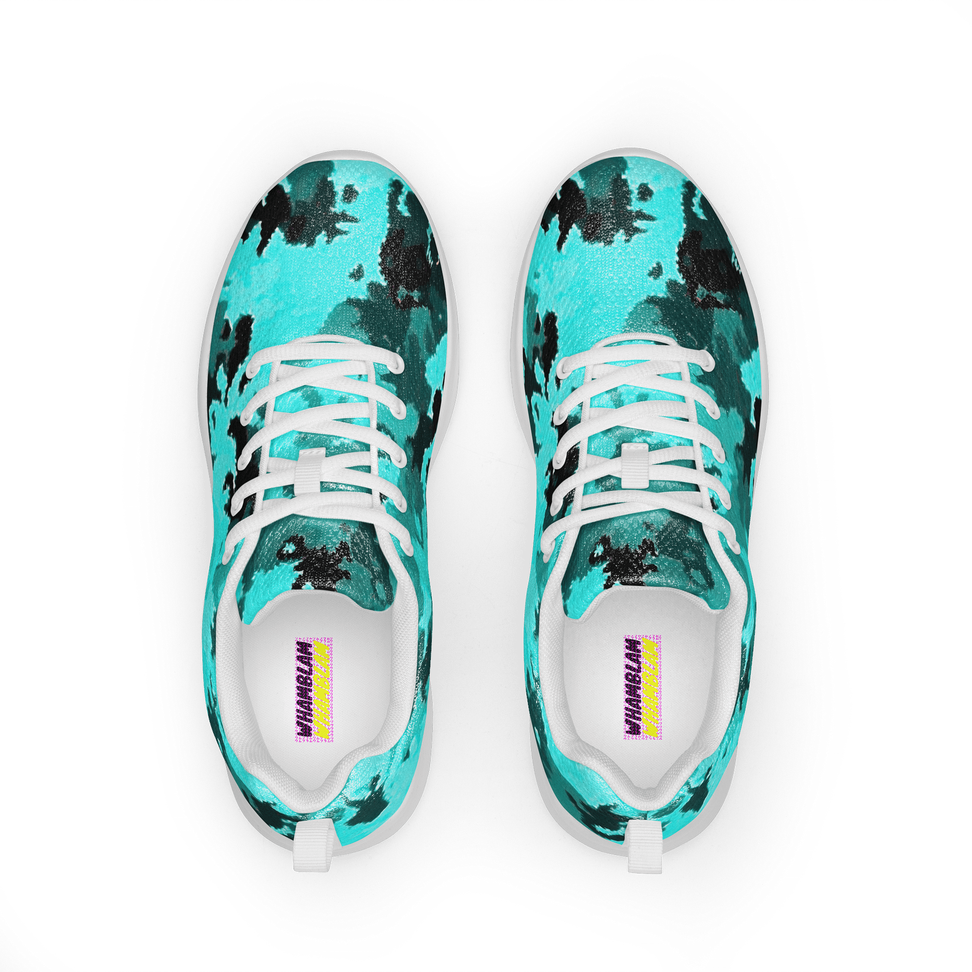Aqua Camo Flyknit Sneakers Women's product image (1)