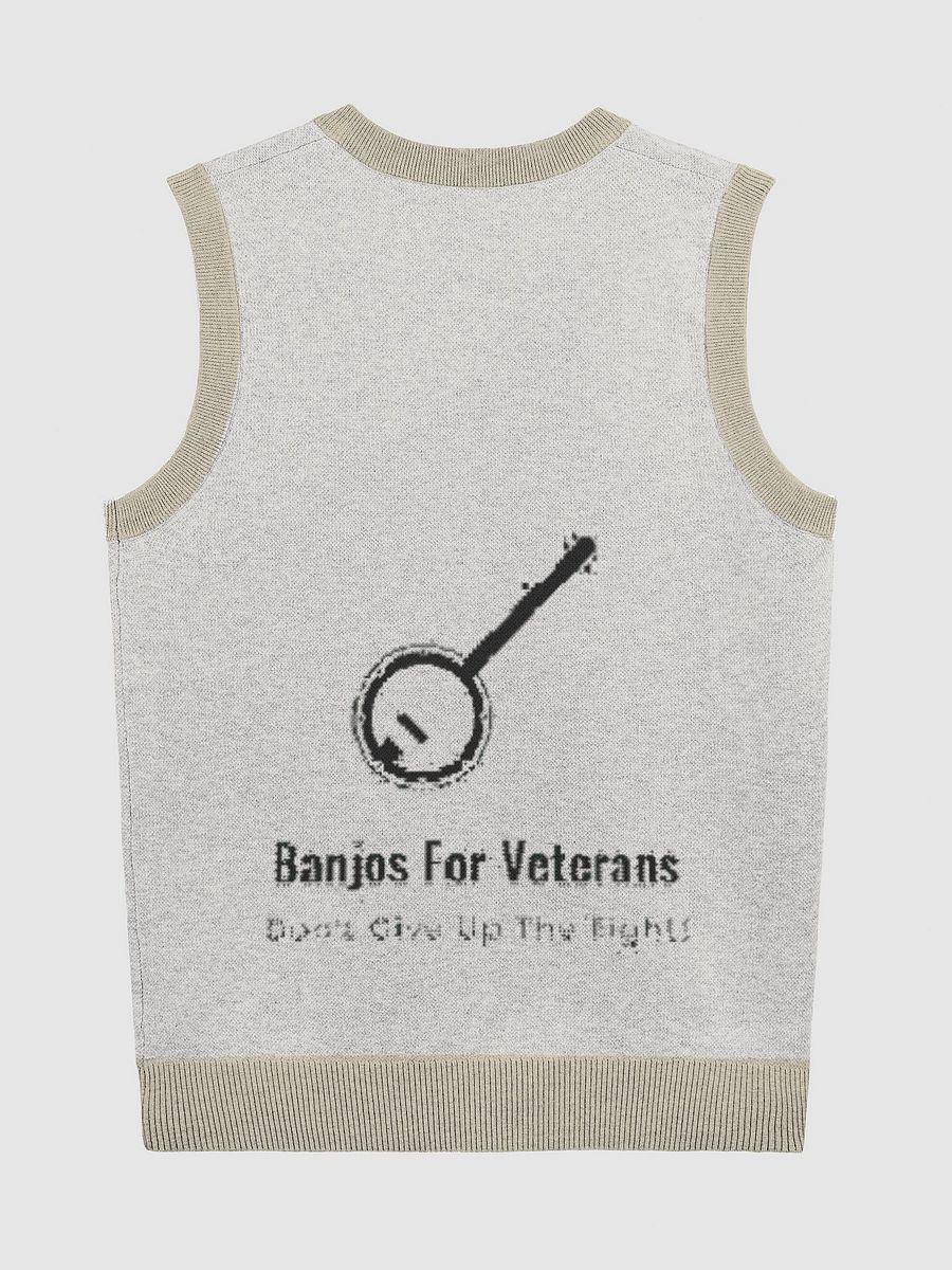 Banjos For Veterans (B4V) Official Logo Knitted V-Neck Vest product image (8)