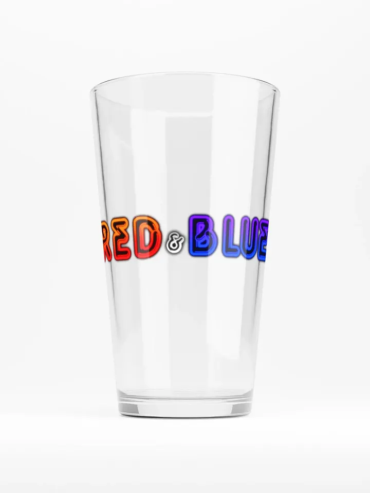 Red & Blue™ Logo Glass product image (1)