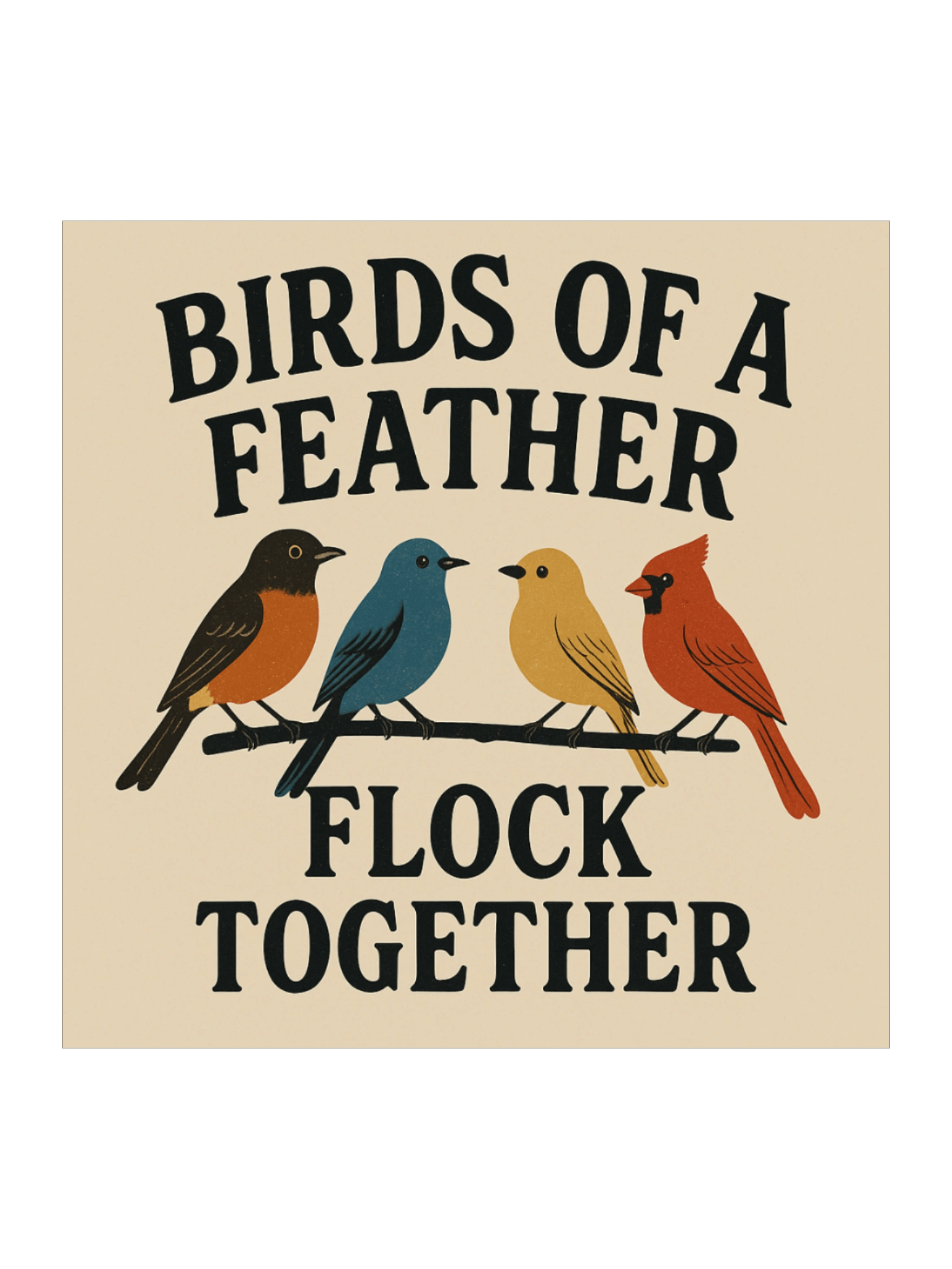 Birds of A Feather Sticker product image (2)