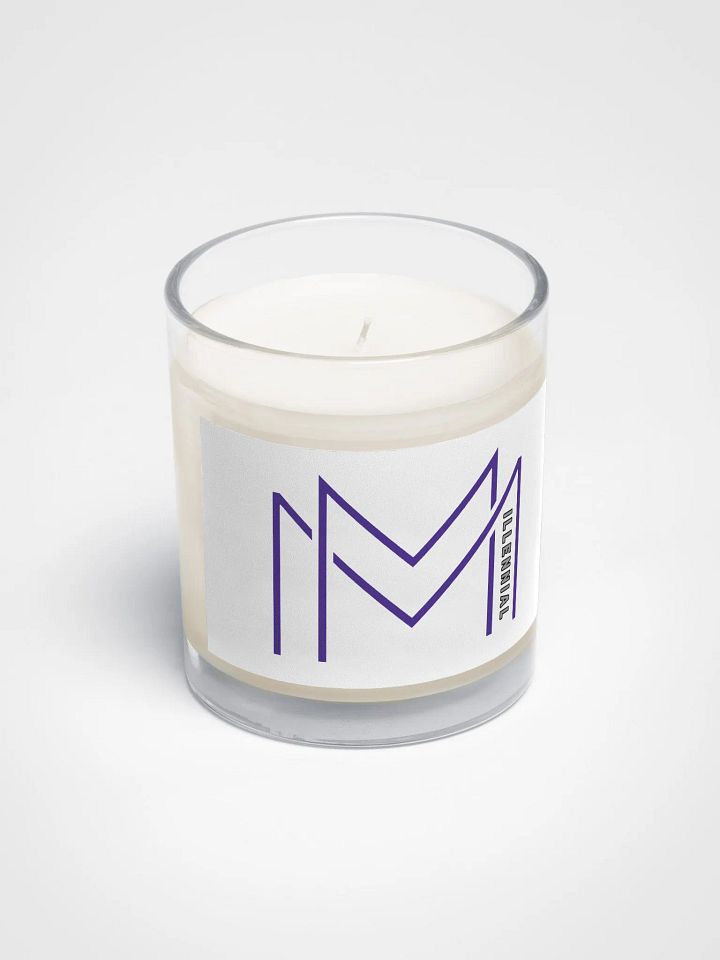 Millennial Soy Wax Candle- purple logo product image (2)