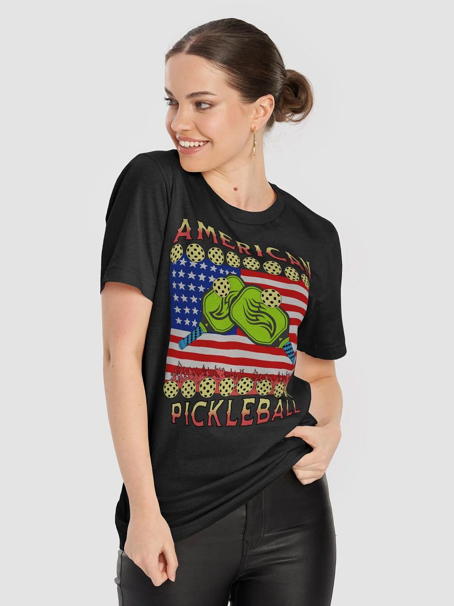American Pickleball Patriotic Flames Tee product image (11)