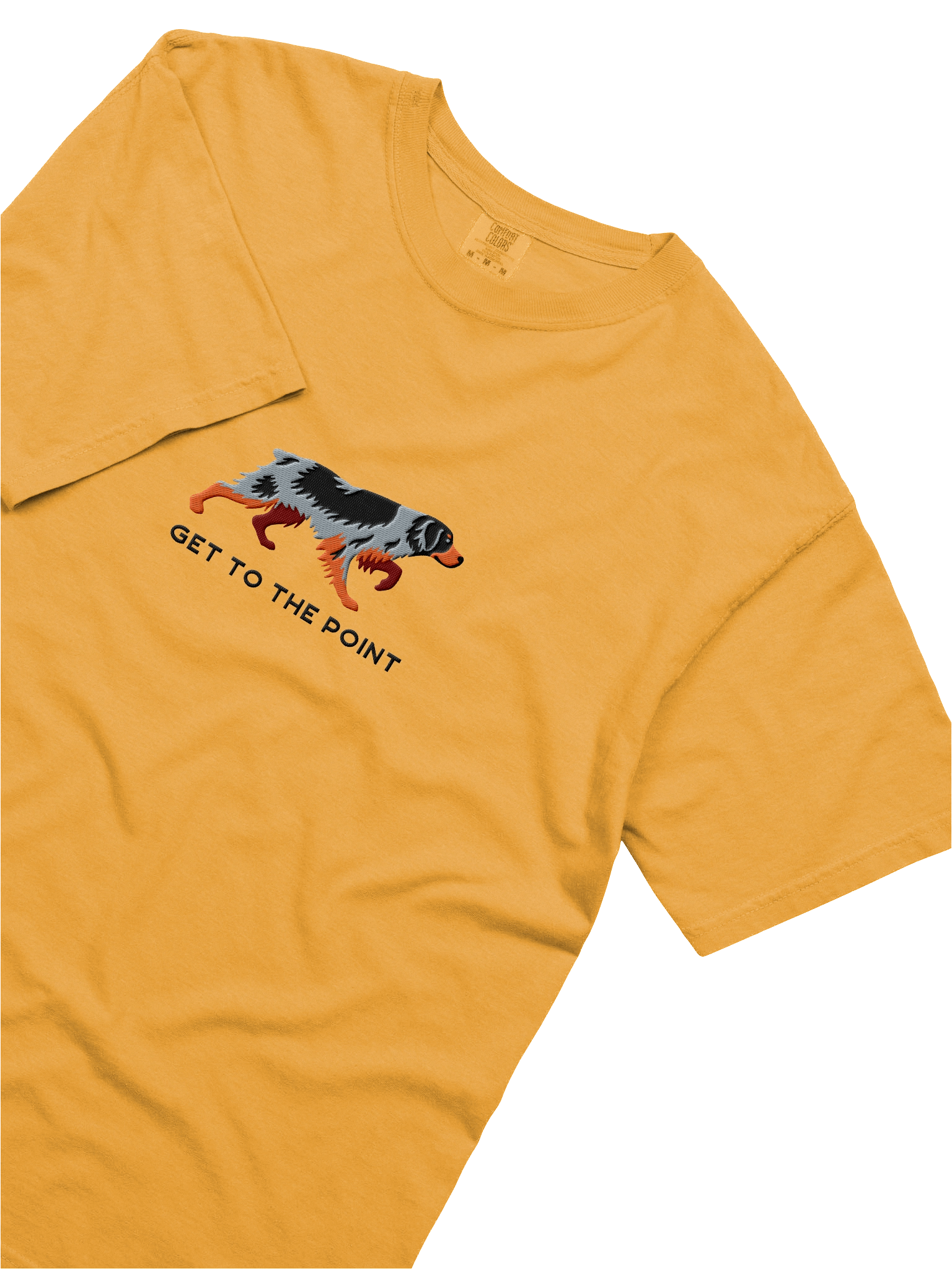 Get to the Point T-Shirt(Embroidered) of a Brittany Spaniel(Tricolor) product image (25)
