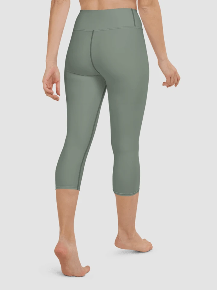 Yoga Capri Leggings - Sage Green product image (1)