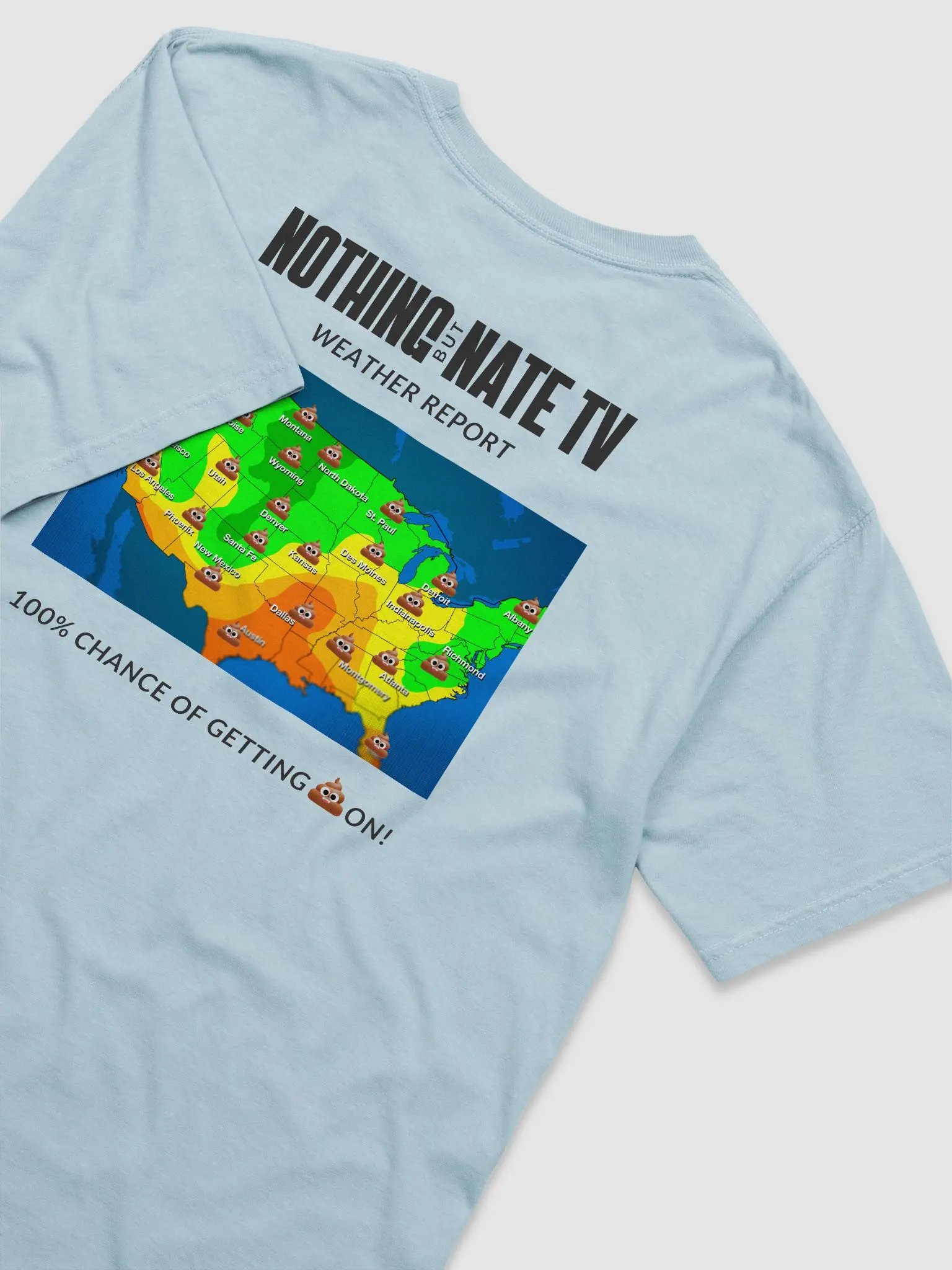 Weather Report NBN TEE - Charcoal Logo product image (38)
