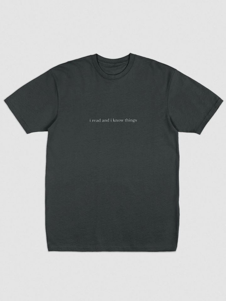 I Read Embroidered Crewneck T Shirt product image (2)