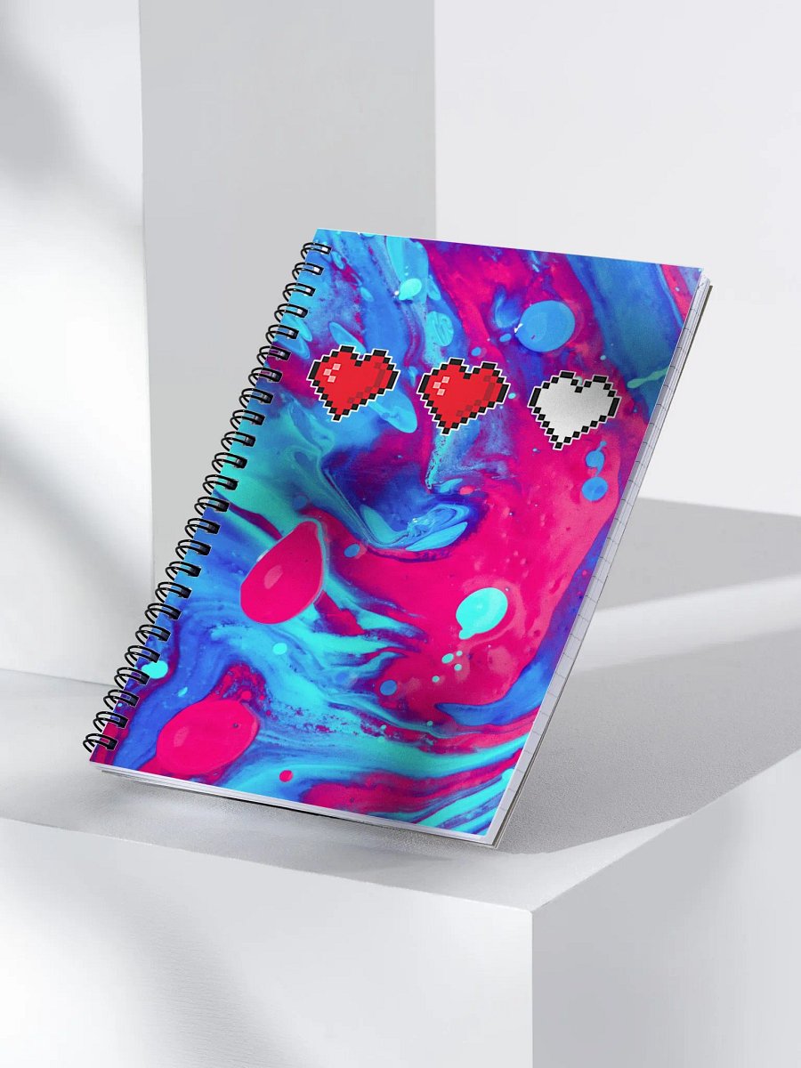 Splatter Hearts Notebook product image (4)