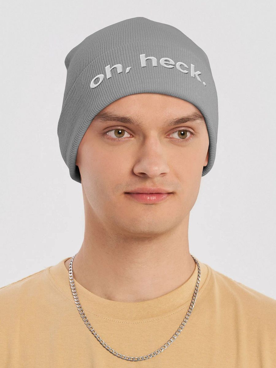 Otto Embroidered Oh Heck Knit Beanie product image (7)