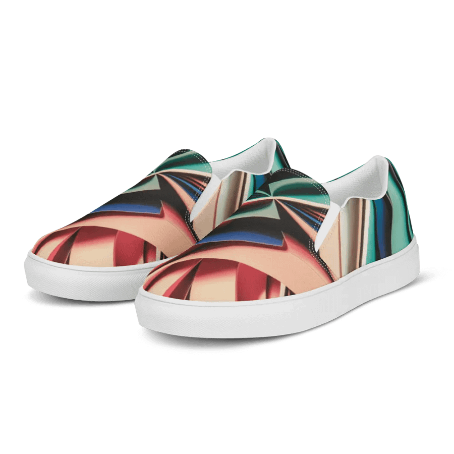 TDS Music Abstract Fusion Men's Slip-On Canvas Shoes product image (7)