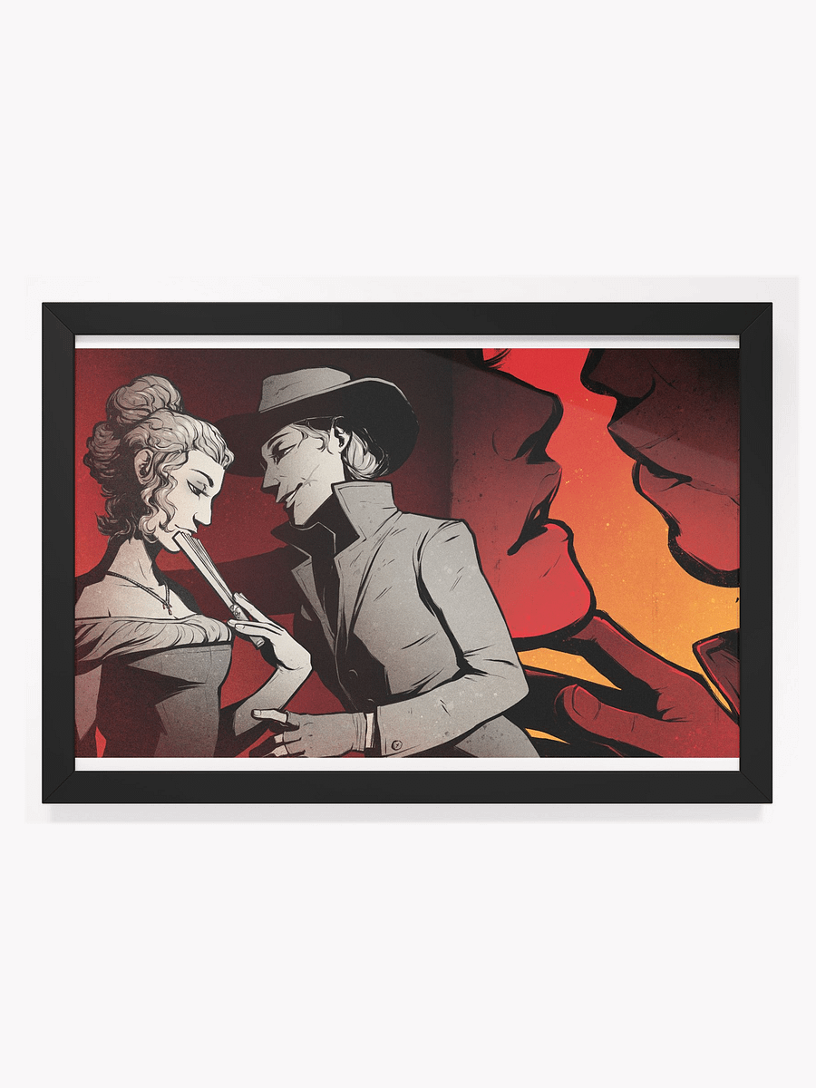 Queen of Hearts Framed Art Print product image (1)