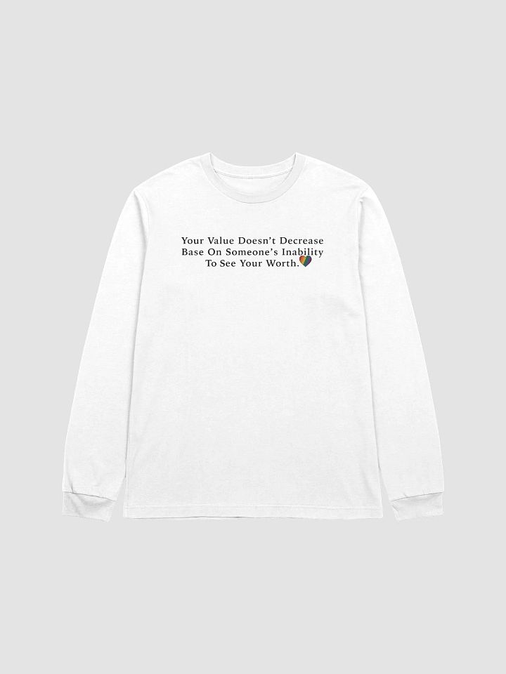 Your Value Long Sleeve T shirts Black Letters product image (35)