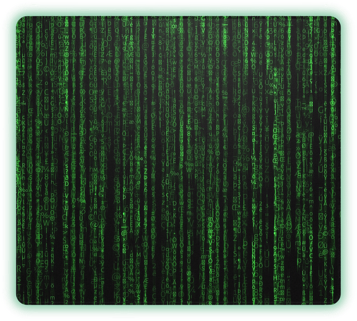 Matrix-Inspired Gaming Mouse Pad product image (1)
