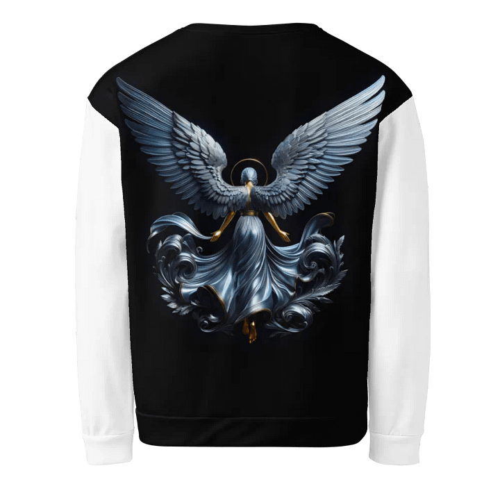 A Silver Angel and Cross - Unisex Sweatshirt #9 product image (2)