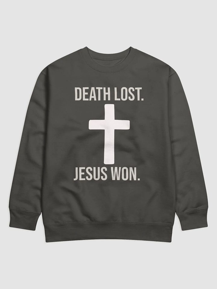 Death Lost, Jesus Won – Victory in Christ Sweatshirt product image (6)