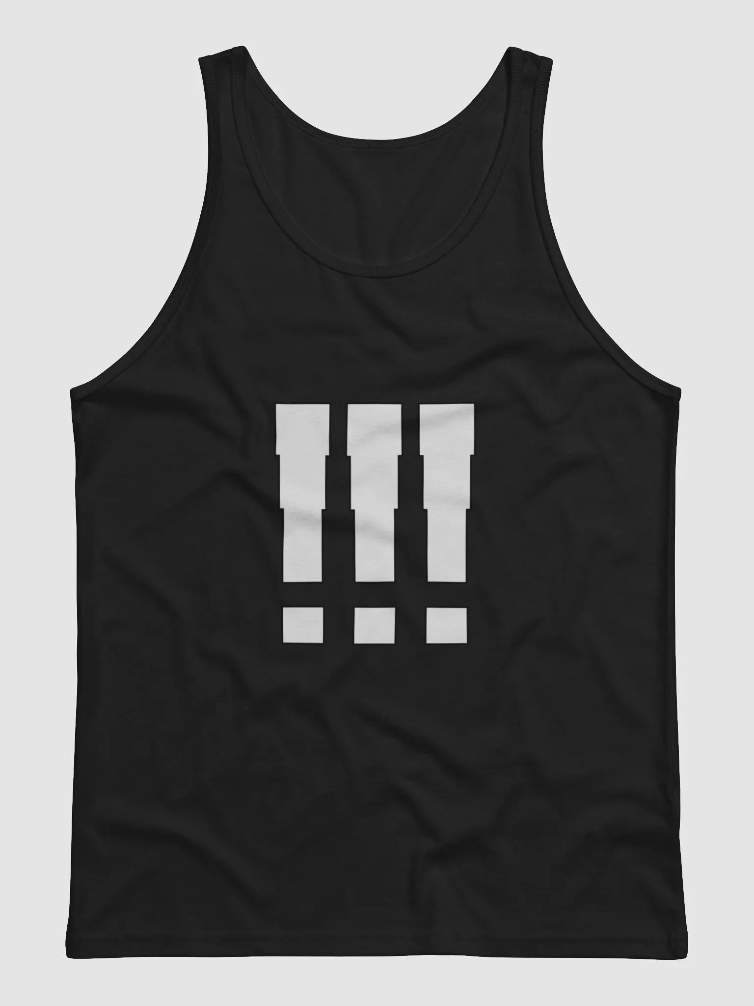 !!! | Black/White Tank Top product image (1)