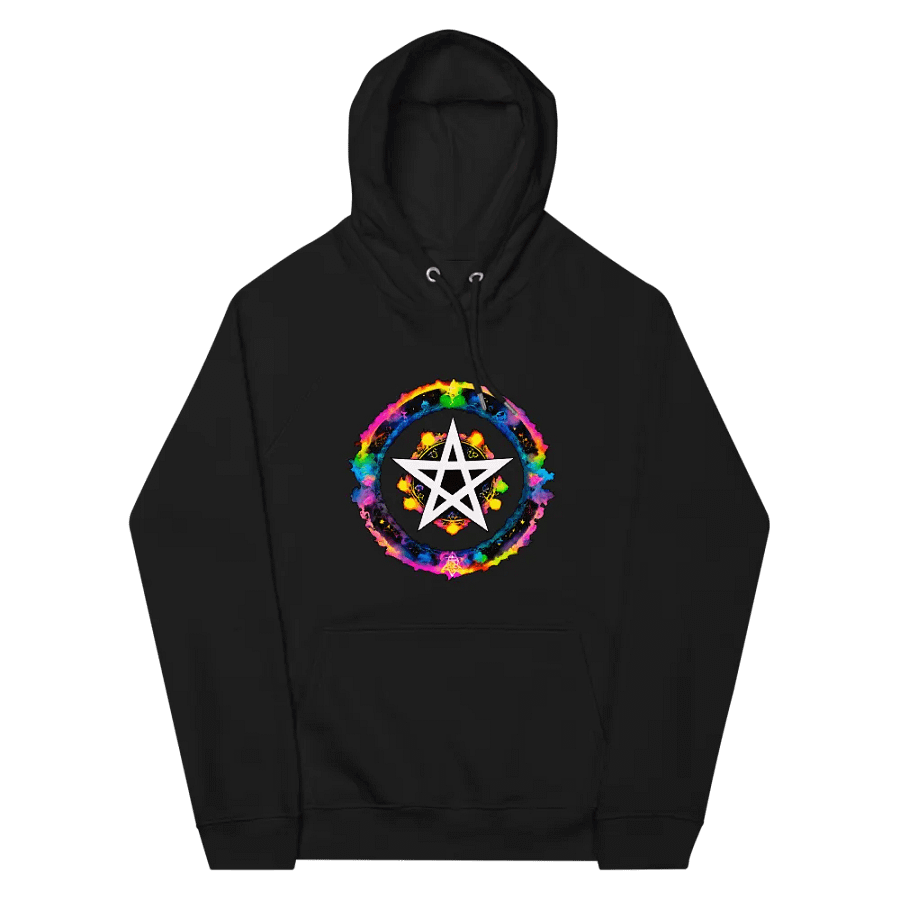 [Pentagram] Unisex Eco Raglan Hoodie product image (7)